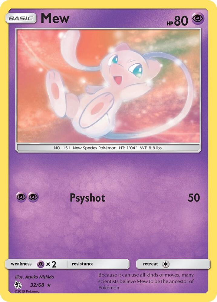Mew 32/68 (Hidden Fates)  | Good Games Adelaide SA
