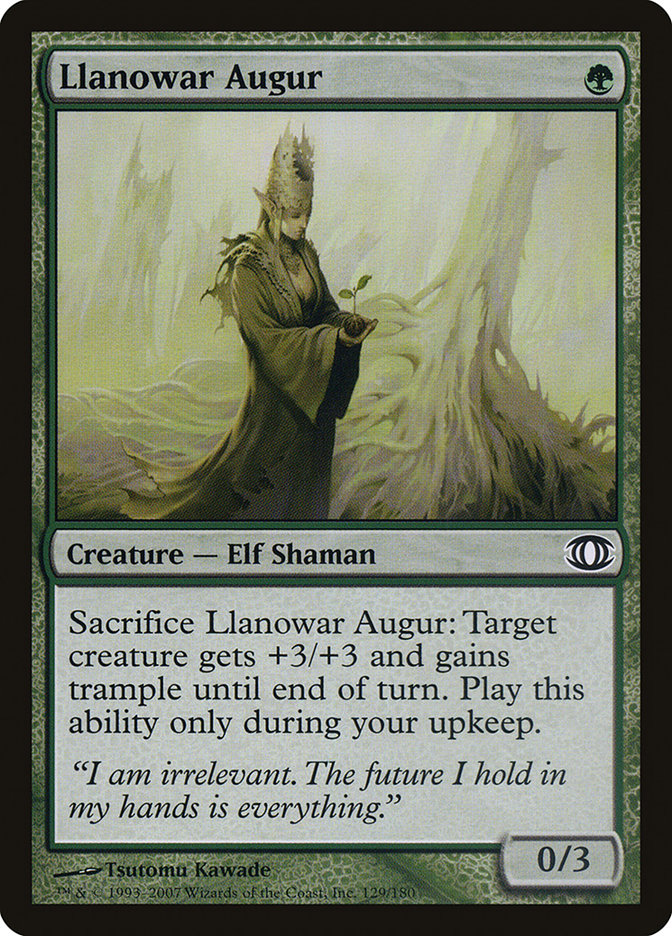 Llanowar Augur 129 (Future Sight)  | Good Games Adelaide SA