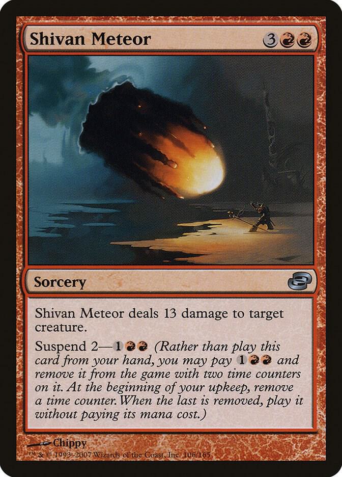 Shivan Meteor 106 (Planar Chaos)  - Foil | Good Games Adelaide SA