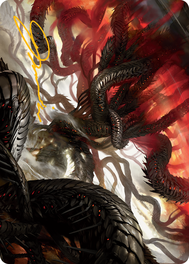 Realmbreaker, the Invasion Tree Art Card (Gold-Stamped Signature) [March of the Machine Art Series] | Good Games Adelaide SA