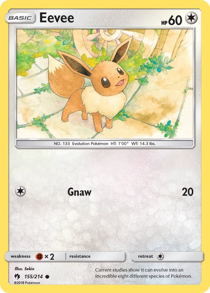Eevee 155/214 (SM - Lost Thunder)  | Good Games Adelaide SA