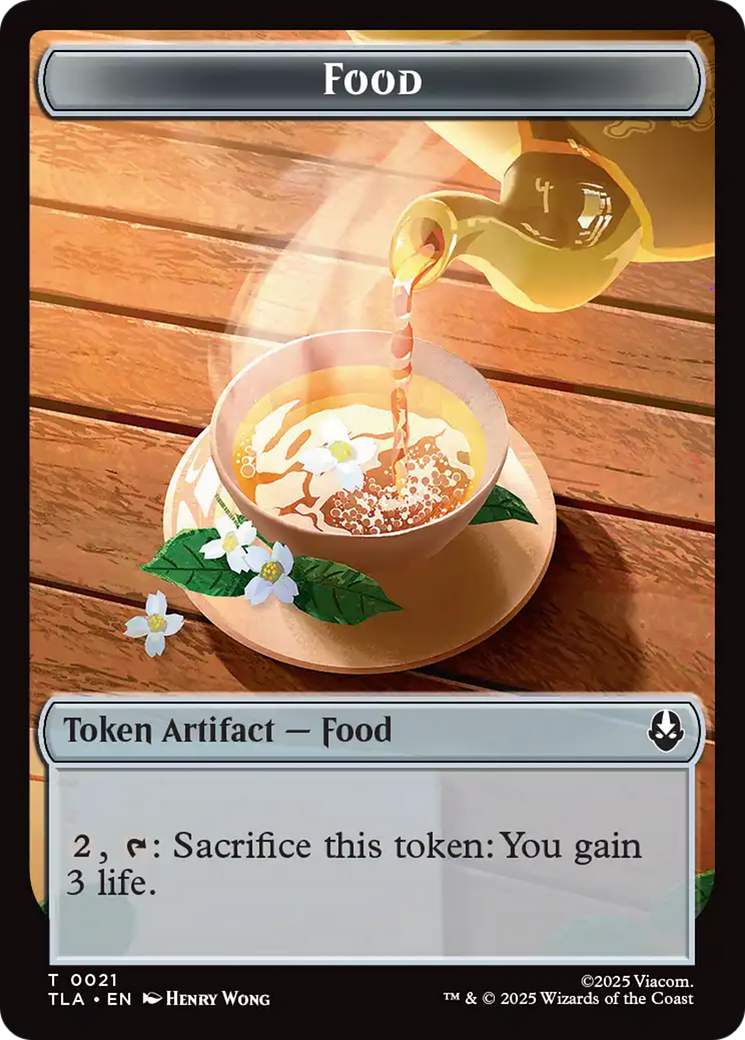 Monk // Food (0021) Double-Sided Token [Avatar: The Last Airbender Tokens] | Good Games Adelaide SA