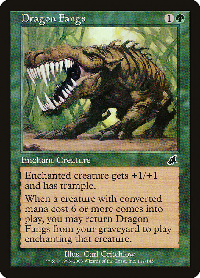 Dragon Fangs 117 (Scourge)  - Foil | Good Games Adelaide SA