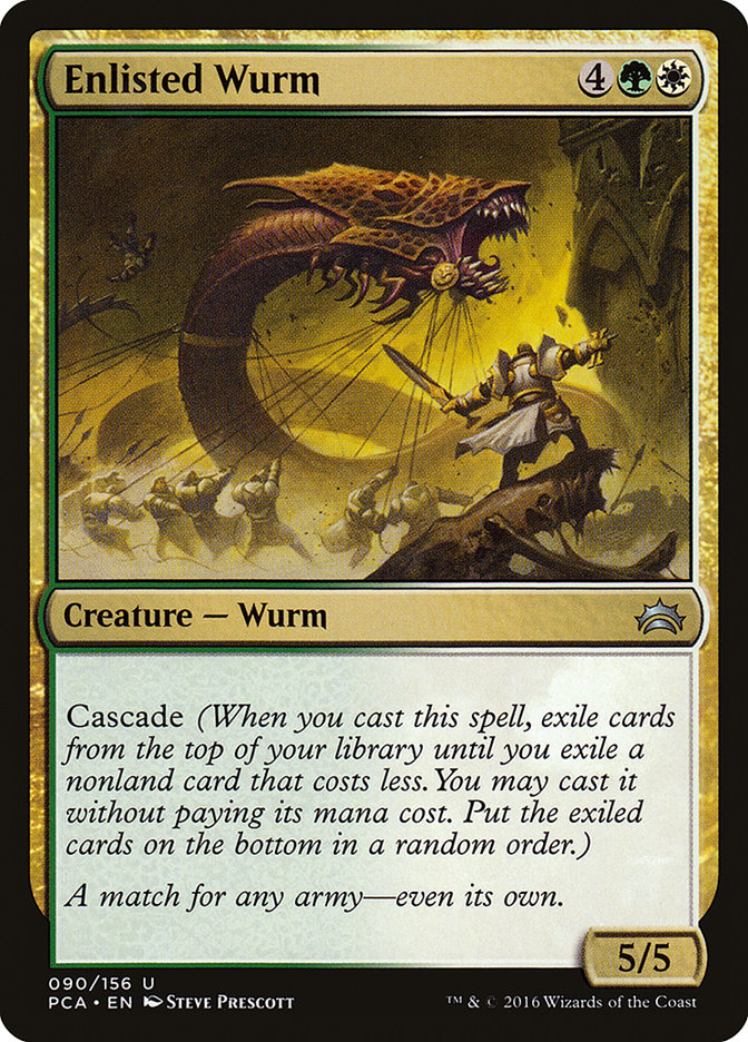Enlisted Wurm 90 (Planechase Anthology)  | Good Games Adelaide SA