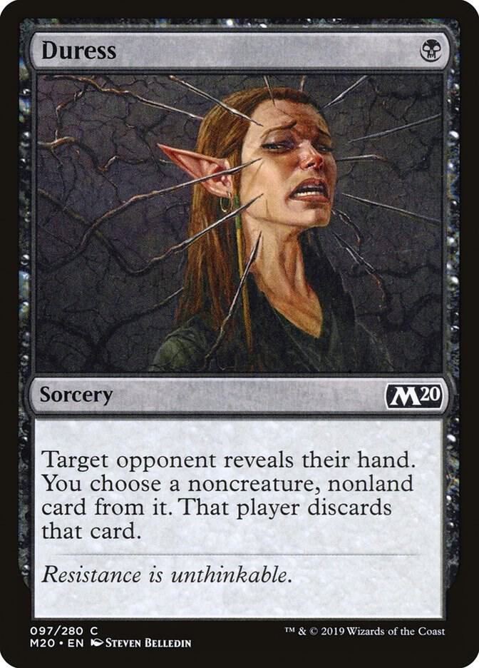Duress 97 (Core Set 2020)  - Foil | Good Games Adelaide SA