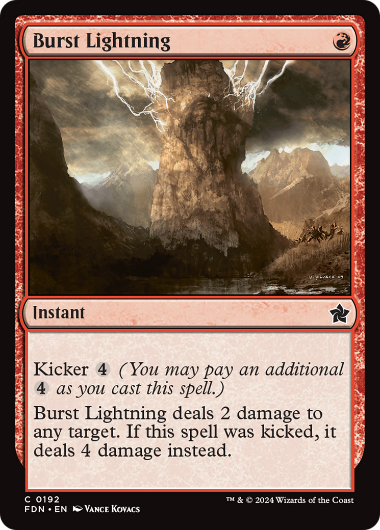 Burst Lightning [Foundations] | Good Games Adelaide SA