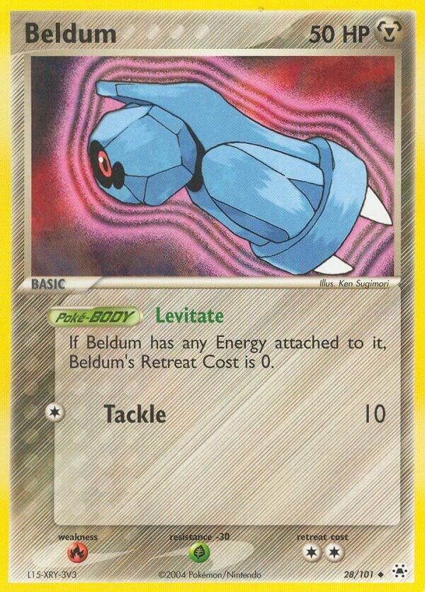 Beldum 28 101 28/101 (Hidden Legends)  - Reverse Holofoil | Good Games Adelaide SA