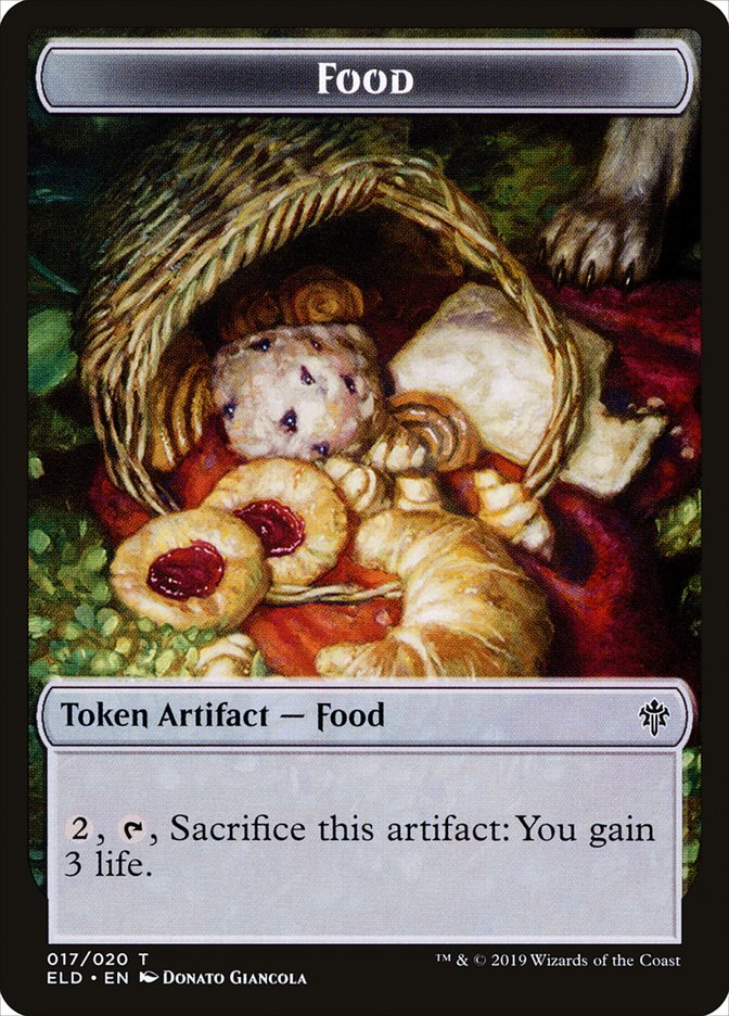 Giant // Food (17) Double-sided Token [Throne of Eldraine Tokens] | Good Games Adelaide SA