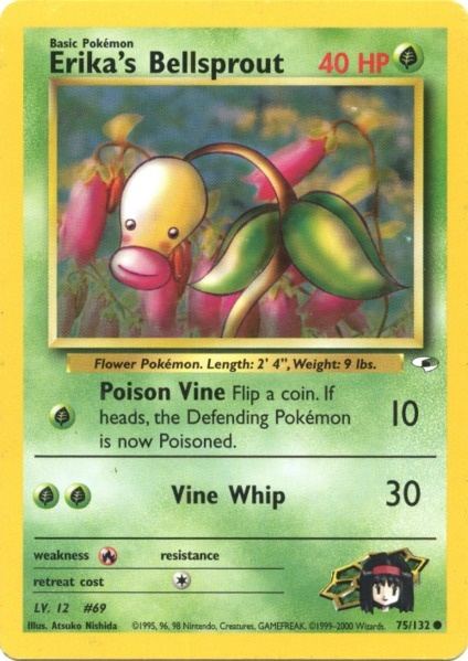 Erika's Bellsprout (75/132) [Gym Heroes Unlimited] | Good Games Adelaide SA