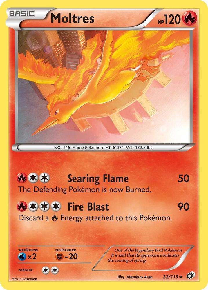 Moltres 22/113 (Legendary Treasures)  - Holofoil | Good Games Adelaide SA