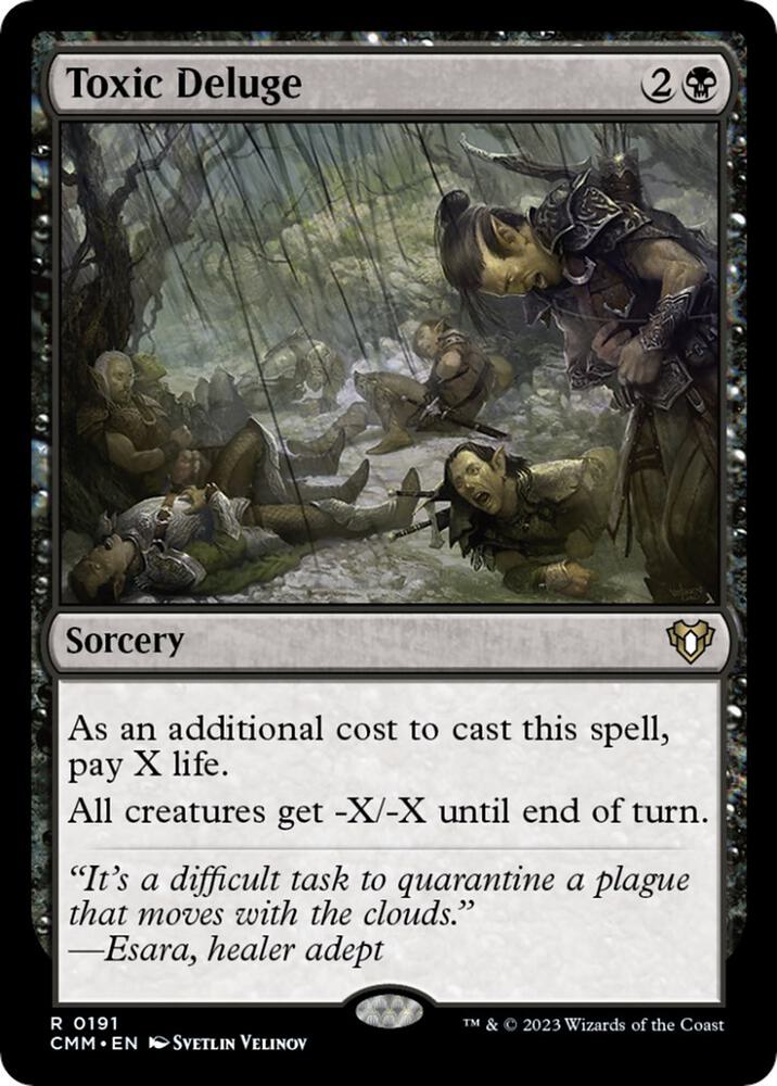 Toxic Deluge 191 (Commander Masters)  - Foil | Good Games Adelaide SA