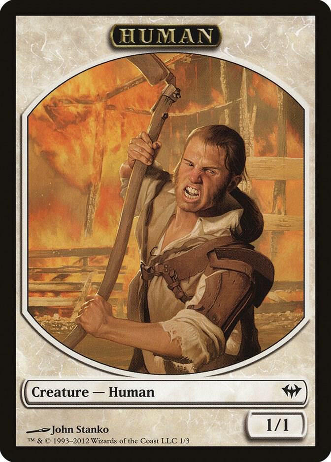 Human Token 1 (Dark Ascension)  | Good Games Adelaide SA