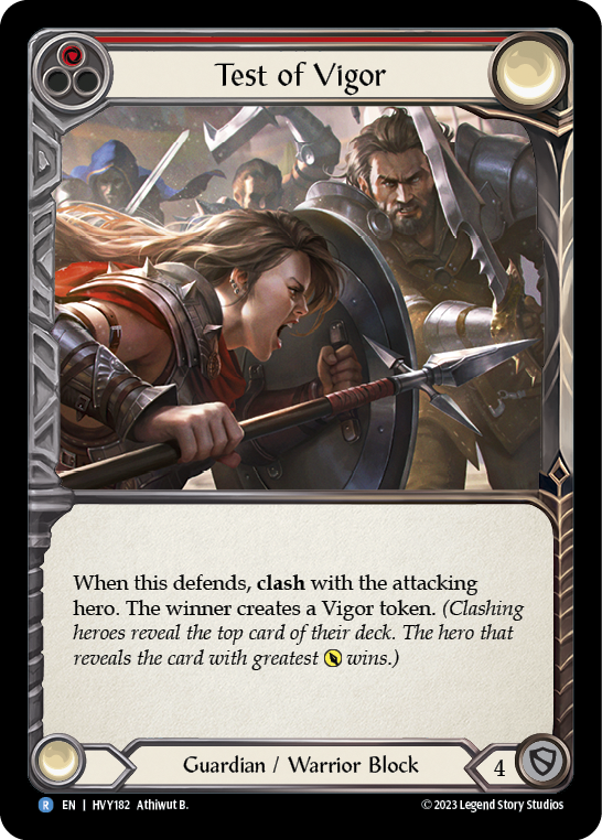 Test of Vigor [HVY182] (Heavy Hitters)  Rainbow Foil | Good Games Adelaide SA