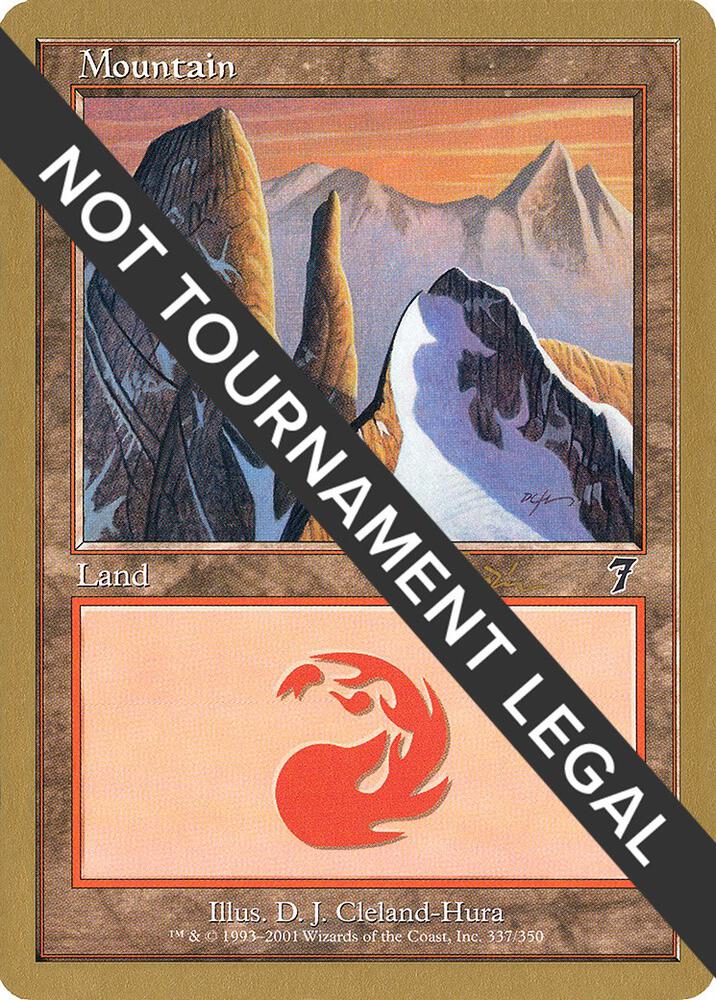 Mountain 337 2001 Jan Tomcani 7ED  (World Championship Decks)  | Good Games Adelaide SA