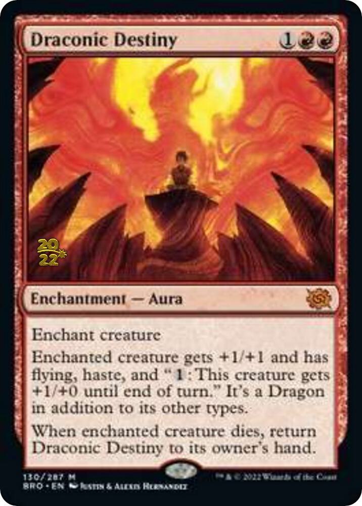 Draconic Destiny 130 (Prerelease Cards)  - Foil | Good Games Adelaide SA
