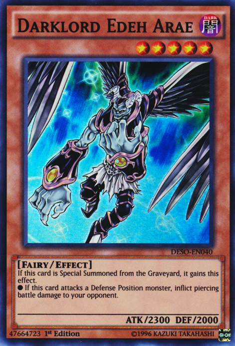 Darklord Edeh Arae [DESO-EN040] Super Rare | Good Games Adelaide SA