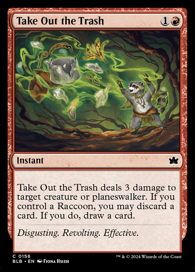 Take Out the Trash 156 (Bloomburrow)  - Foil | Good Games Adelaide SA