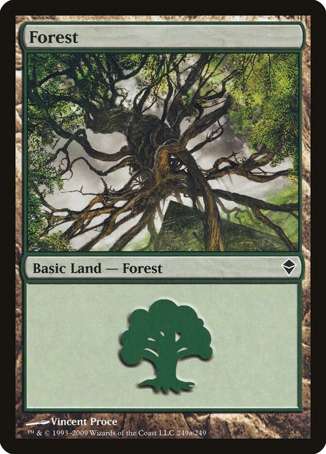 Forest 249a (Zendikar)  | Good Games Adelaide SA