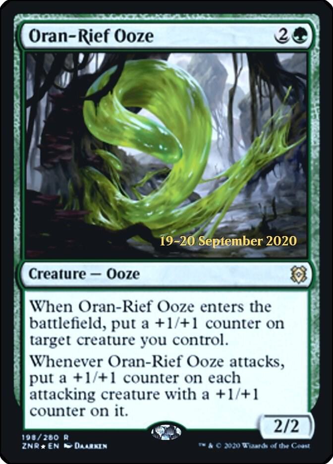 Oran Rief Ooze 198 (Prerelease Cards)  - Foil | Good Games Adelaide SA