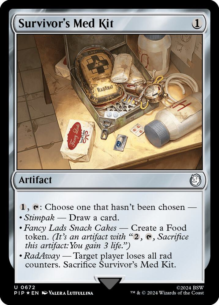 Survivor's Med Kit 672 (Universes Beyond: Fallout)  - Foil | Good Games Adelaide SA