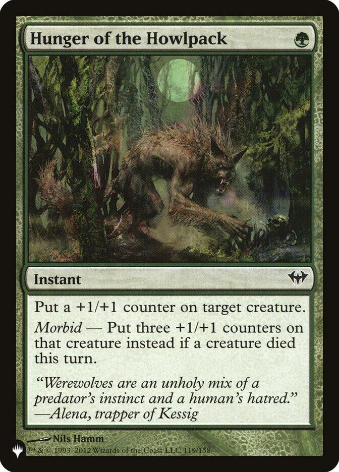 Hunger of the Howlpack 119/158 (The List Reprints)  | Good Games Adelaide SA