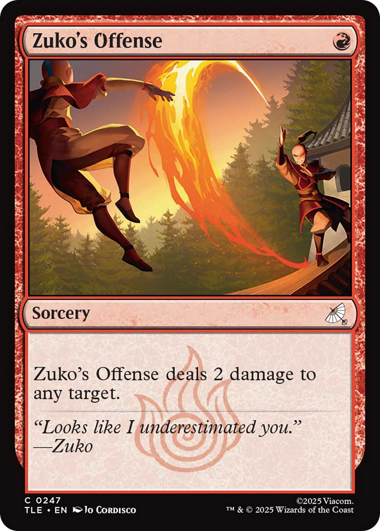 Zuko's Offense [Avatar: The Last Airbender: Eternal-Legal] | Good Games Adelaide SA