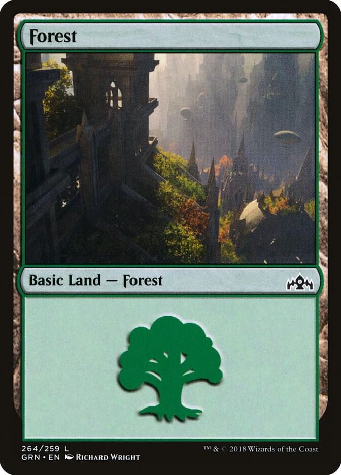 Forest 264 (Guilds of Ravnica)  | Good Games Adelaide SA