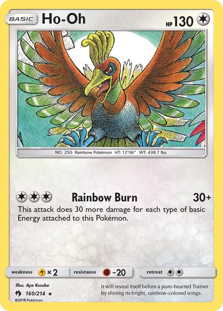 Ho Oh 160/214 (SM - Lost Thunder)  | Good Games Adelaide SA