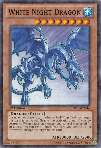 White Night Dragon [BP01-EN016] Starfoil Rare | Good Games Adelaide SA