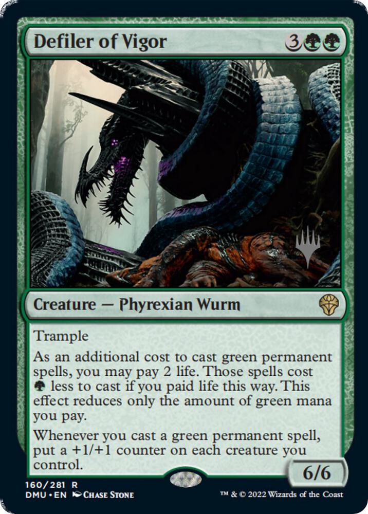 Defiler of Vigor 160 (Promo Pack: Dominaria United)  - Foil | Good Games Adelaide SA