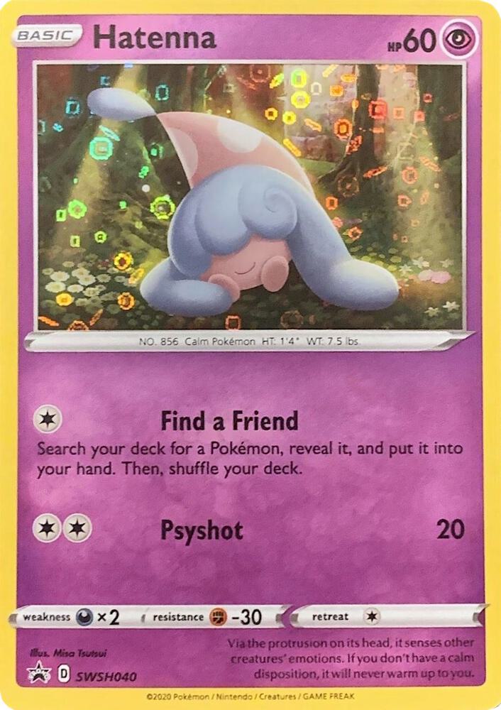 Hatenna SWSH040 General Mills Promo SWSH040 (Miscellaneous Cards & Products)  - Holofoil | Good Games Adelaide SA