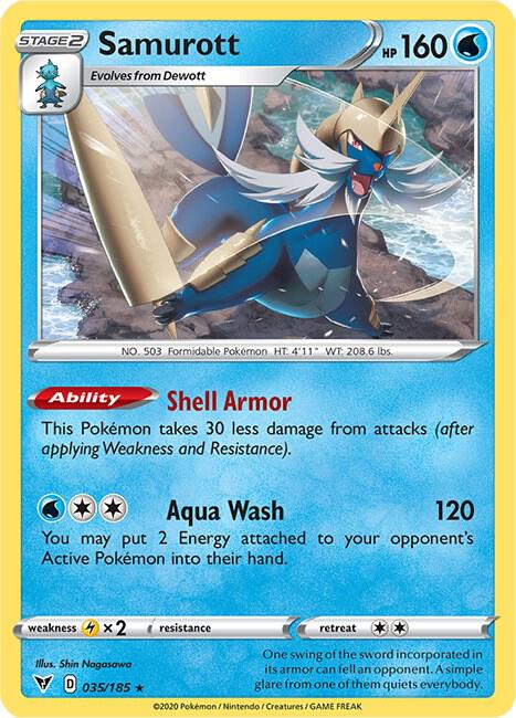 Samurott 035/185 (SWSH04: Vivid Voltage)  | Good Games Adelaide SA