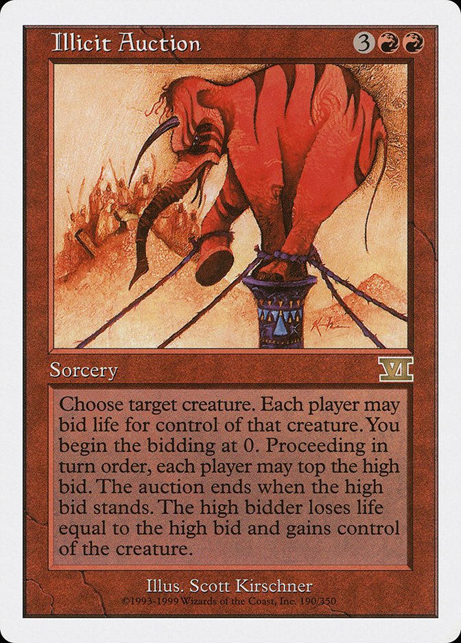 Illicit Auction 190 (Classic Sixth Edition)  | Good Games Adelaide SA