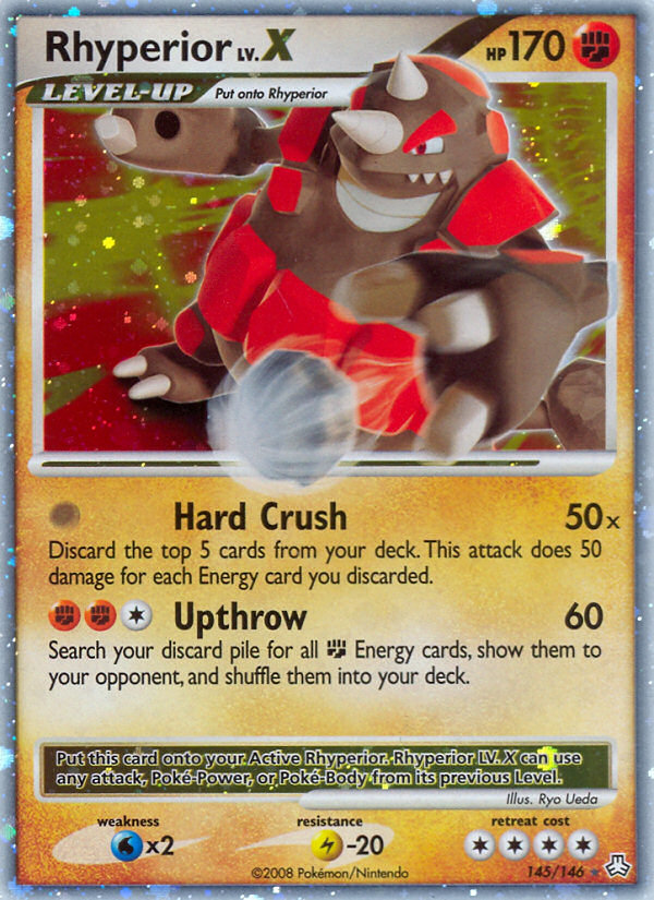 Rhyperior LV.X (145/146) [Diamond & Pearl: Legends Awakened] | Good Games Adelaide SA
