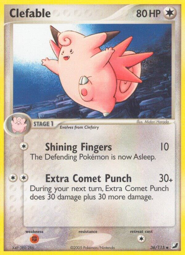 Clefable 36/115 (Unseen Forces)  | Good Games Adelaide SA