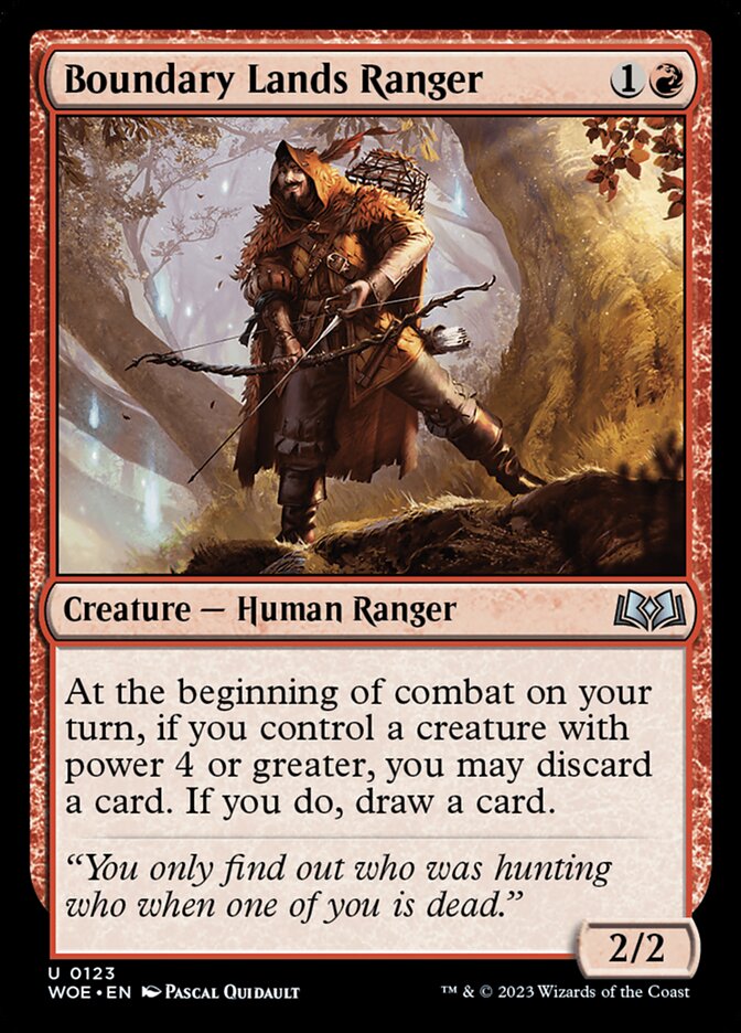 Boundary Lands Ranger 123 (Wilds of Eldraine)  | Good Games Adelaide SA