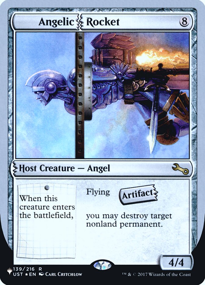 Angelic Rocket (Unfinity Foil Edition) [The List] | Good Games Adelaide SA