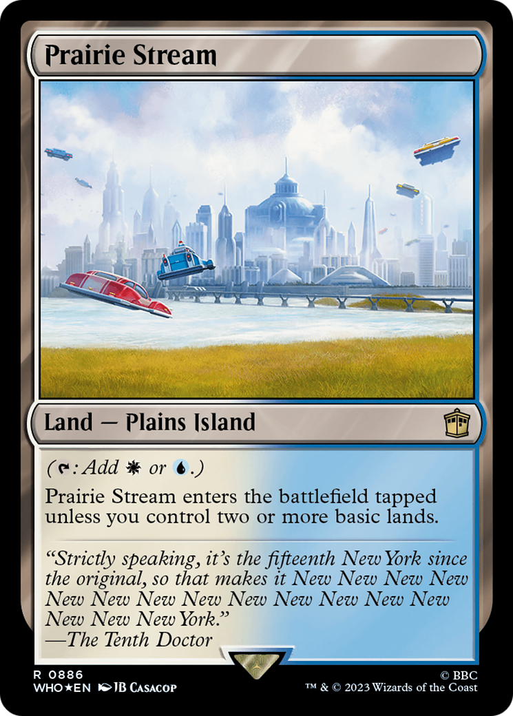 Prairie Stream (Surge Foil) [Doctor Who] | Good Games Adelaide SA