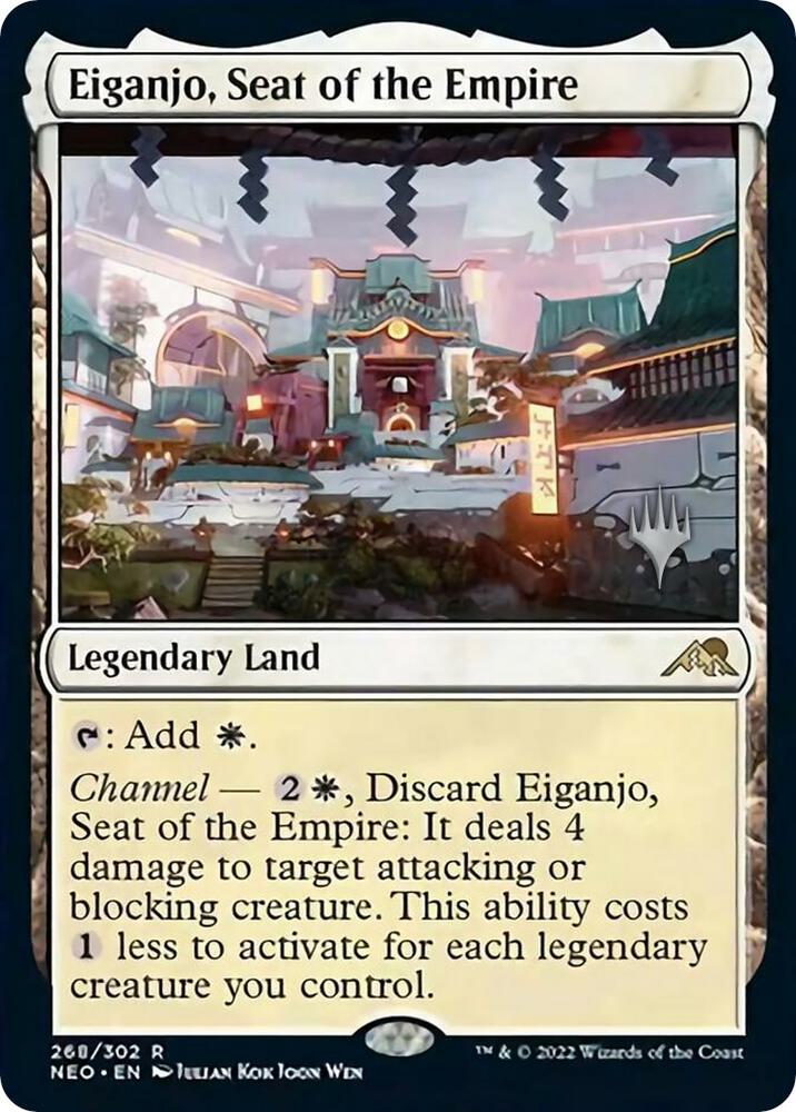 Eiganjo Seat of the Empire 268 (Promo Pack: Kamigawa: Neon Dynasty)  | Good Games Adelaide SA