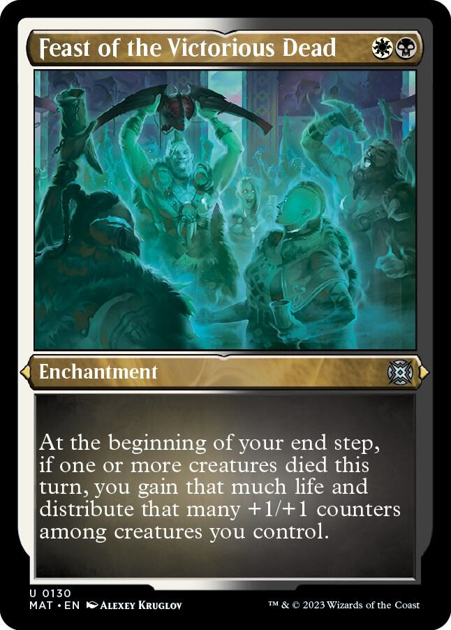 Feast of the Victorious Dead 130 (March of the Machine: The Aftermath)  - Etched Foil | Good Games Adelaide SA