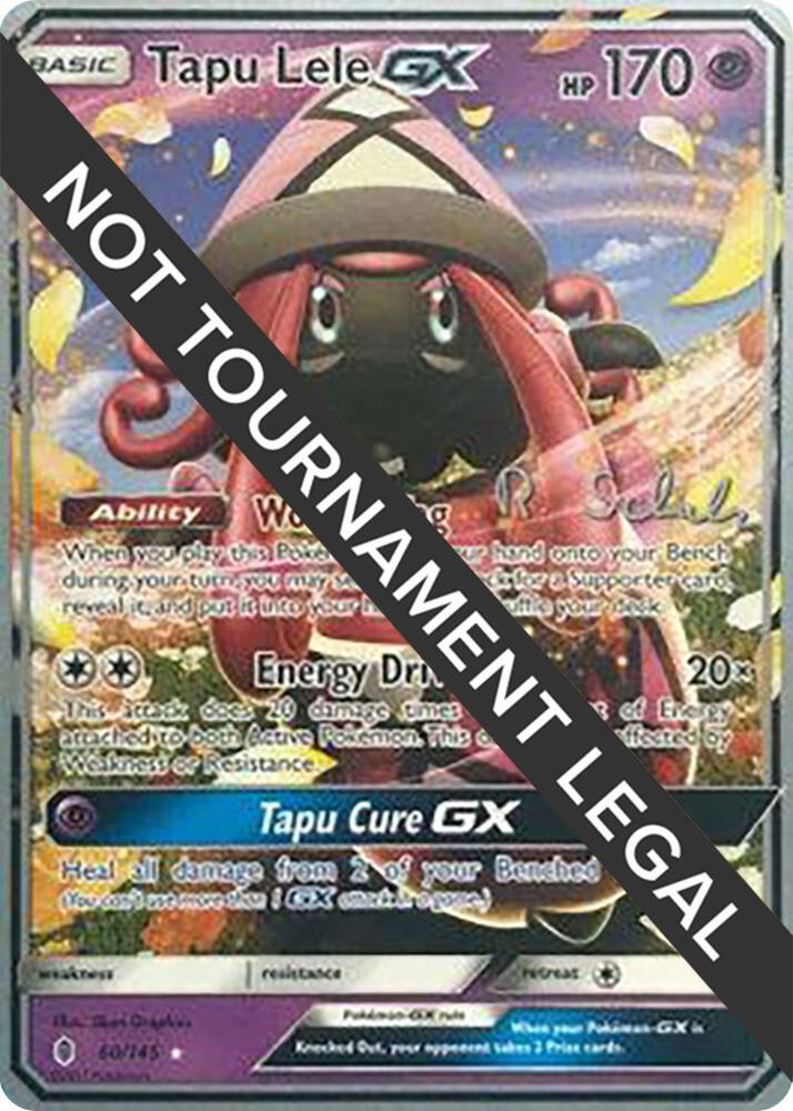 Tapu Lele GX 2018 Robin Schulz 60/145 (World Championship Decks)  | Good Games Adelaide SA