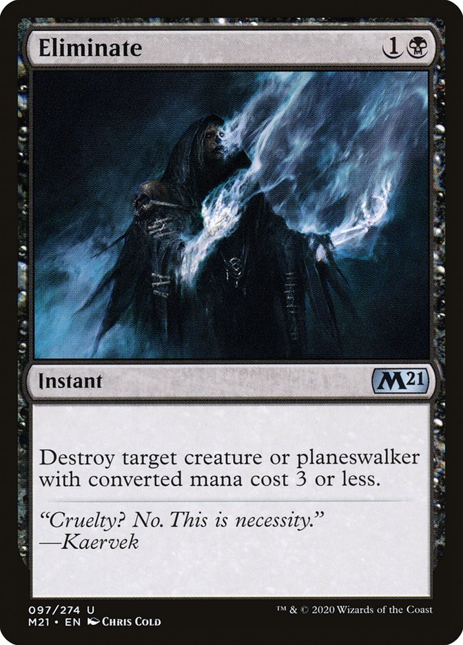 Eliminate 97 (Core Set 2021)  - Foil | Good Games Adelaide SA
