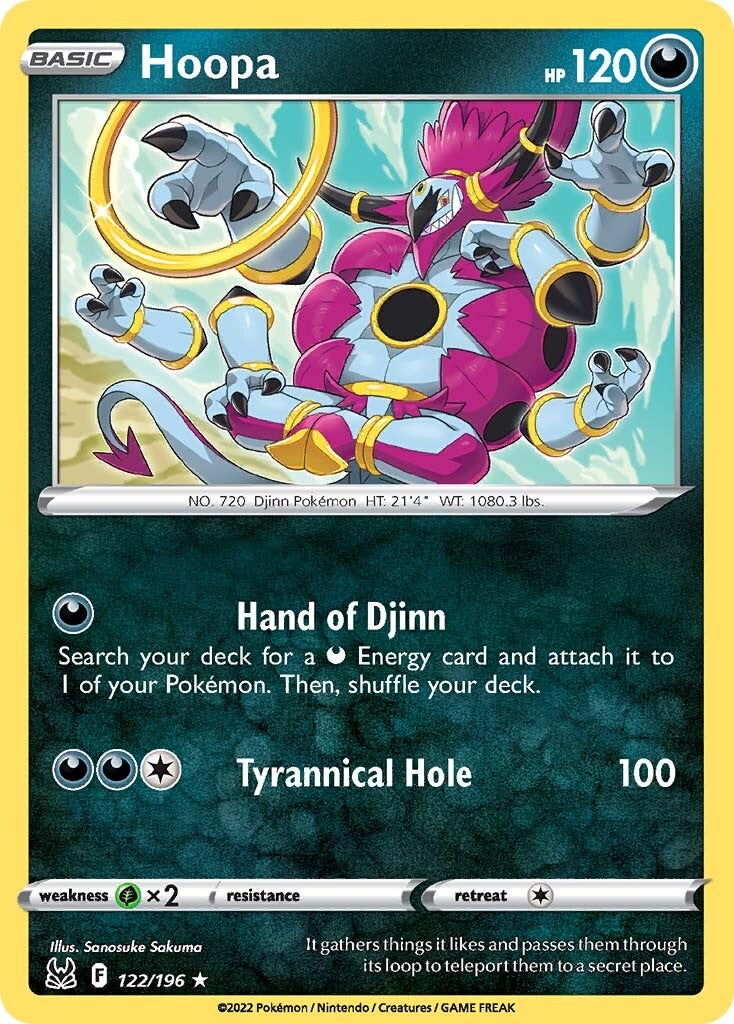 Hoopa (122/196) [Sword & Shield: Lost Origin] | Good Games Adelaide SA