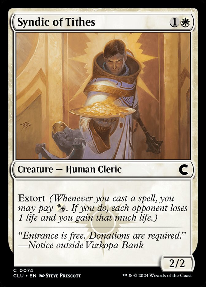 Syndic of Tithes 74 (Ravnica: Clue Edition)  | Good Games Adelaide SA