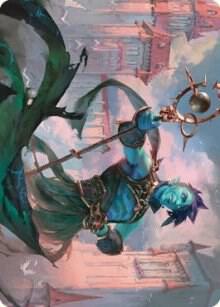 Haughty Djinn Art Card 15 (Art Series: Dominaria United)  | Good Games Adelaide SA