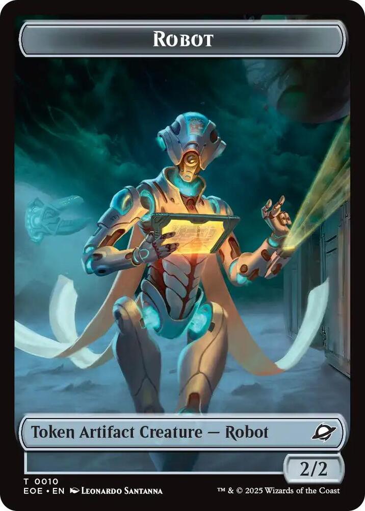 Robot Lander Double Sided Token 10 // 8 (Edge of Eternities)  | Good Games Adelaide SA