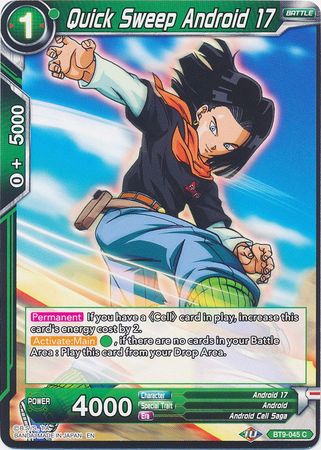 Quick Sweep Android 17 [BT9-045] | Good Games Adelaide SA