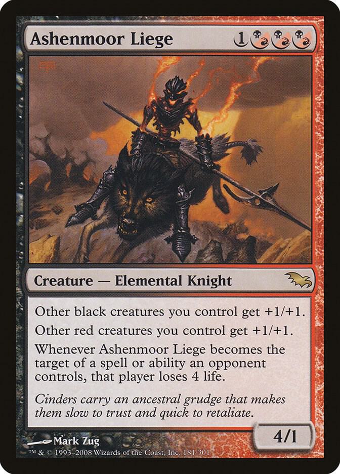 Ashenmoor Liege 181 (Shadowmoor)  - Foil | Good Games Adelaide SA
