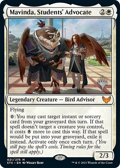 Mavinda, Students' Advocate (Promo Pack) [Strixhaven: School of Mages Promos] | Good Games Adelaide SA