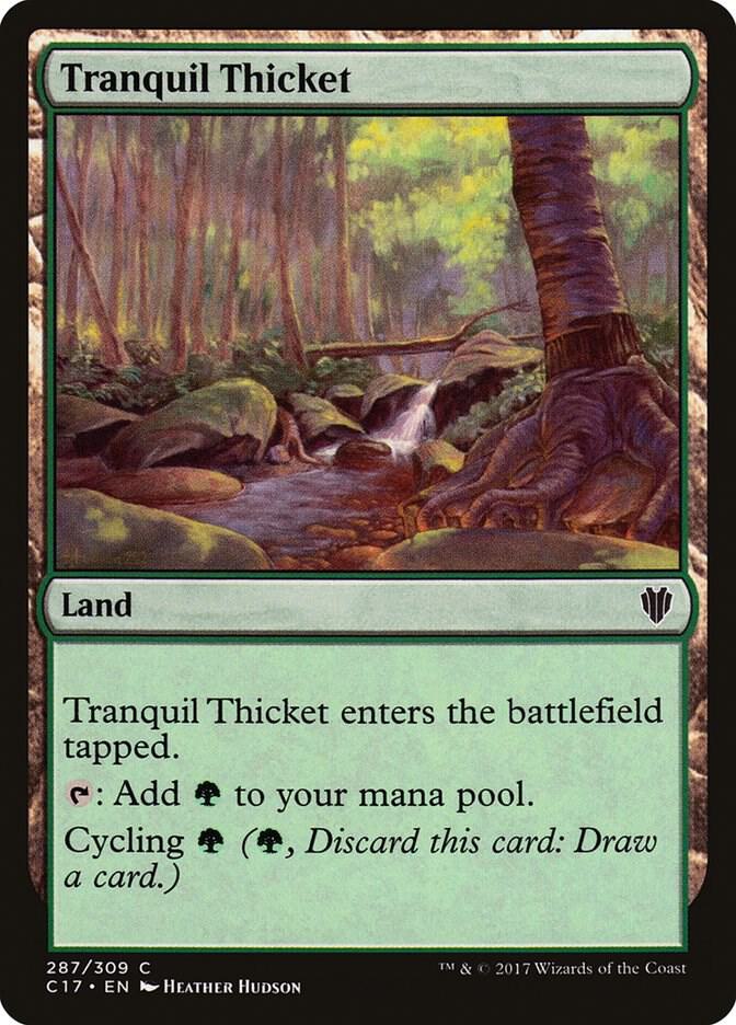 Tranquil Thicket 287 (Commander 2017)  | Good Games Adelaide SA